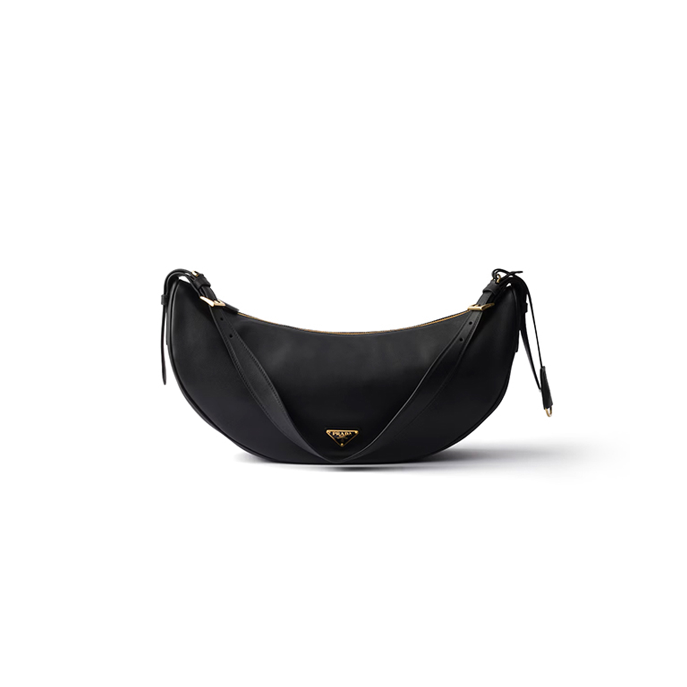 PRADA DEMI-LUNE LARGE LEATHER SHOULDER BAG 1BC255 (42*19.5*8.5cm) PRADA DEMI-LUNE LARGE LEATHER SHOULDER BAG 1BC255 (42*19.5*8.5cm)